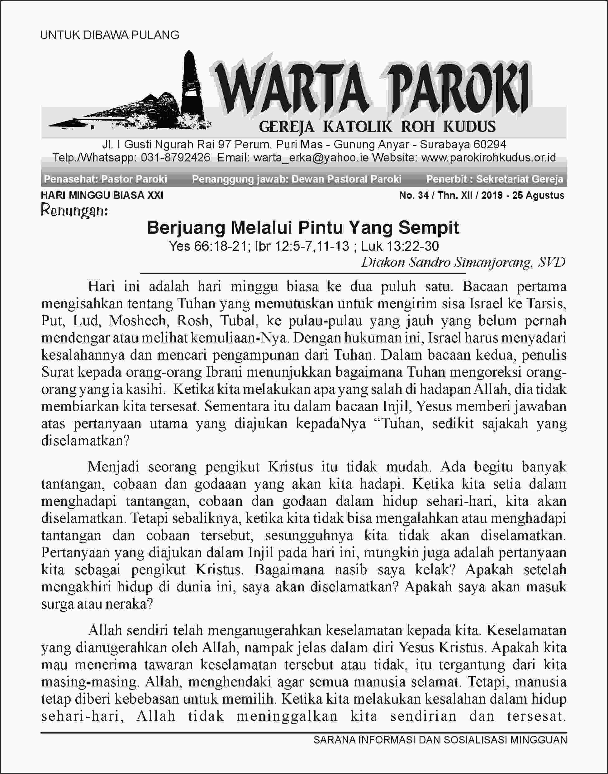 Paroki Roh Kudus